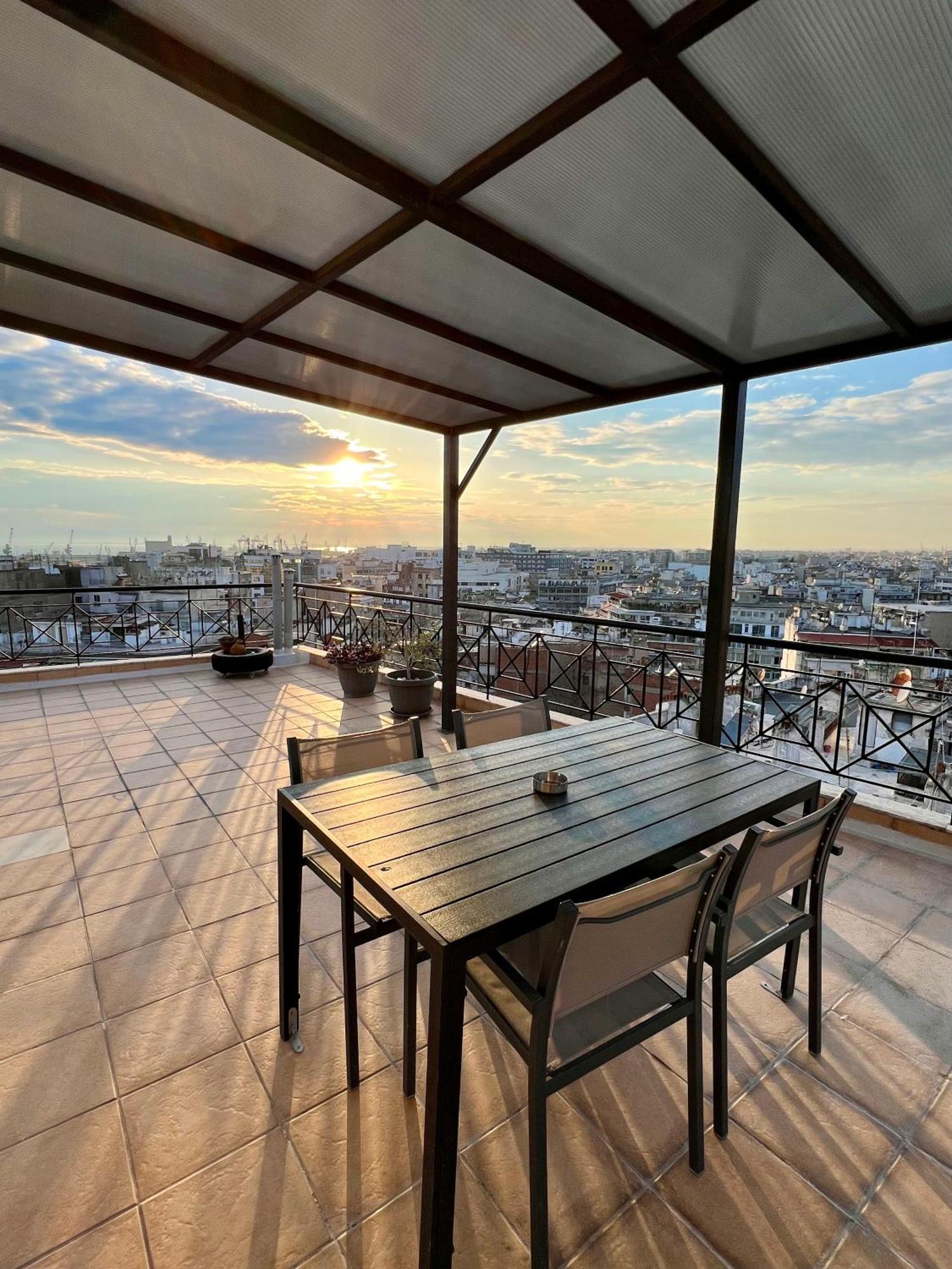 180° Rooftop View Thessaloniki Exterior photo