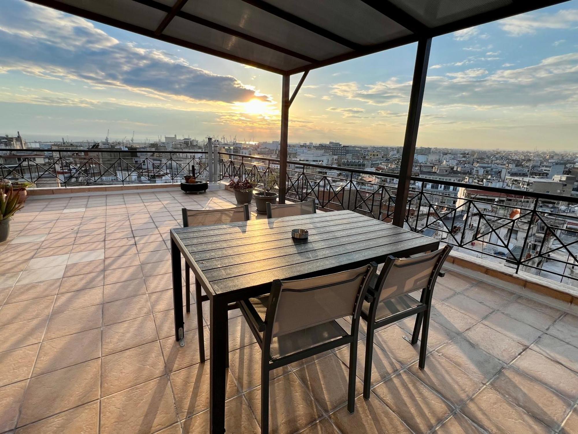 180° Rooftop View Thessaloniki Exterior photo