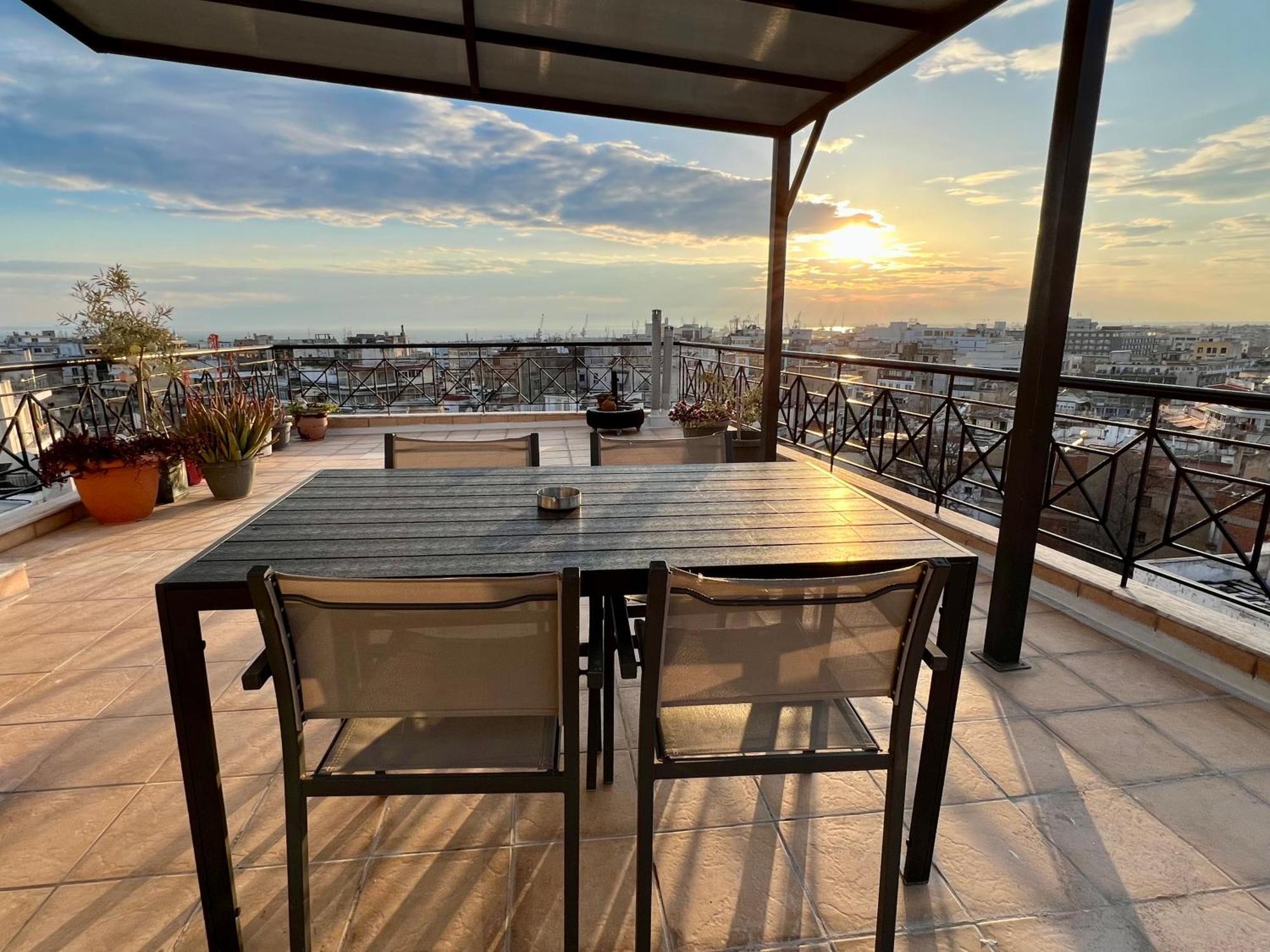 180° Rooftop View Thessaloniki Exterior photo