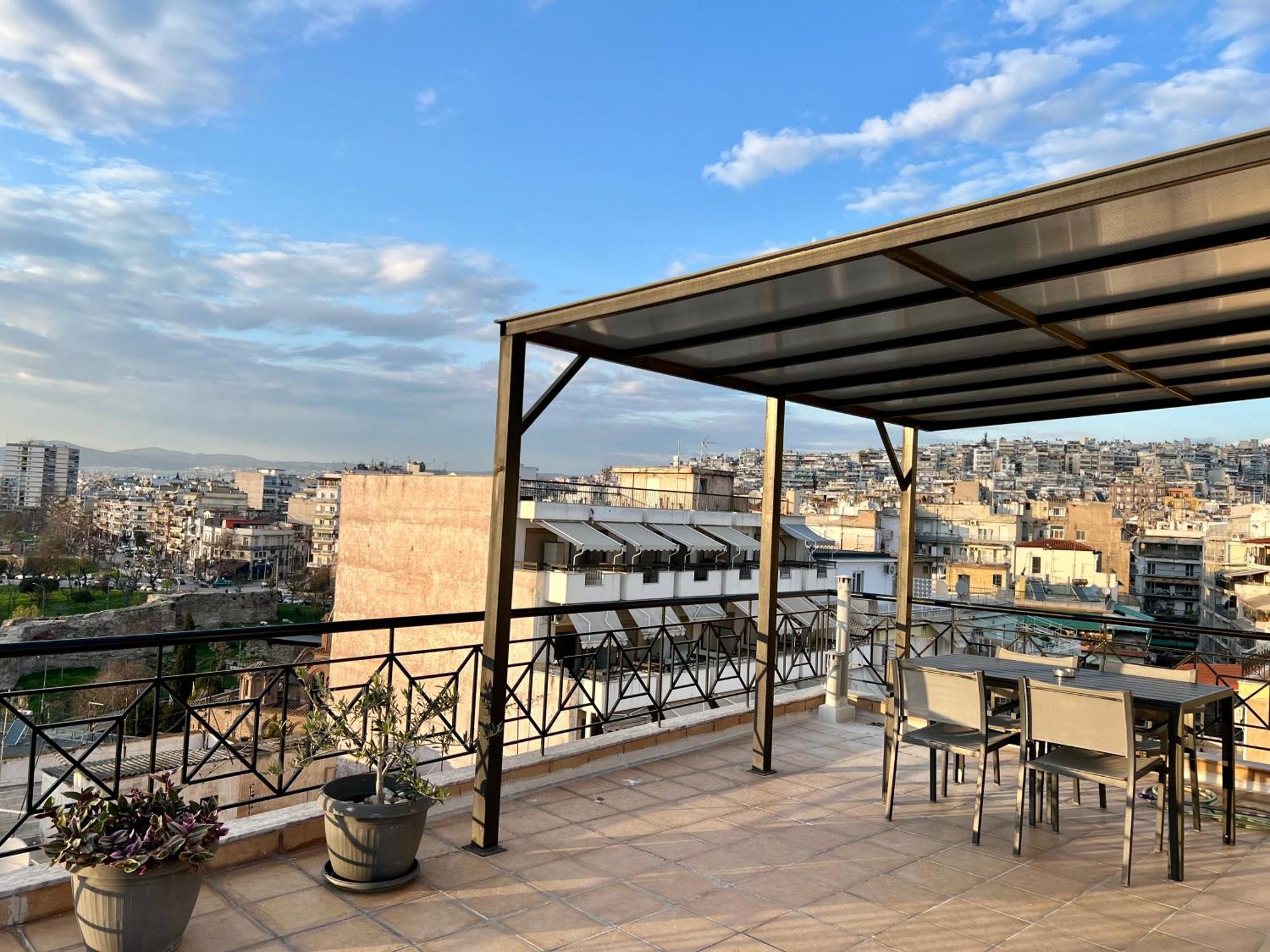 180° Rooftop View Thessaloniki Exterior photo